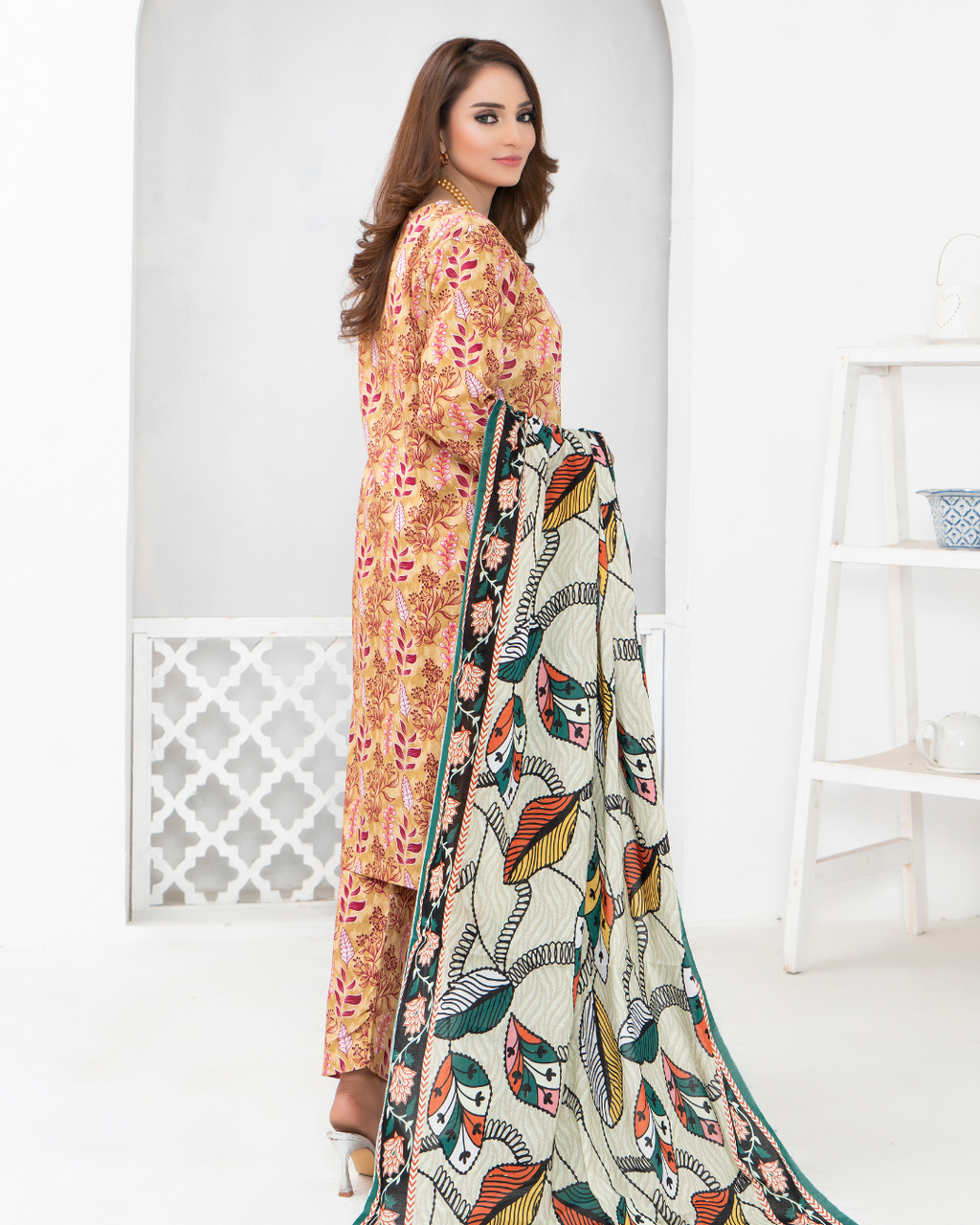 3 Piece - Mahi Unstitched Pace Ladies Print Lawn Suit