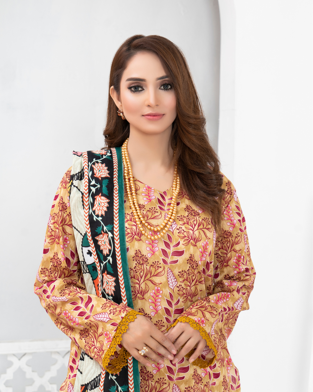 3 Piece - Mahi Unstitched Pace Ladies Print Lawn Suit